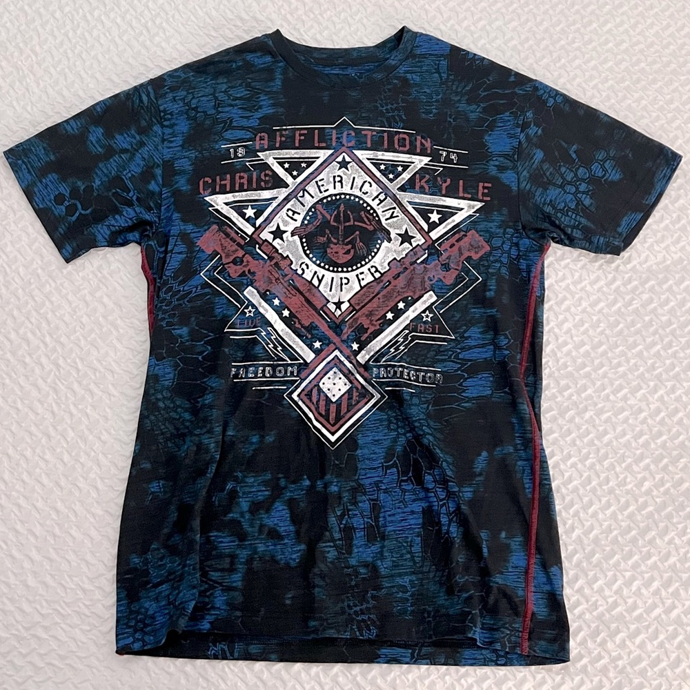 Affliction Freedom Defender American Sniper T-Shirt Size XL